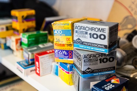 FORTSATT FILM Samlinga til Eldevik inneholder flere ruller ueksponert film fra ulike leverandører.